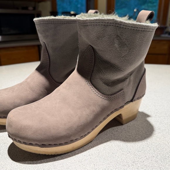 No. 6 Shearling Clog Boots, grey, size 40 - Picture 2 of 8